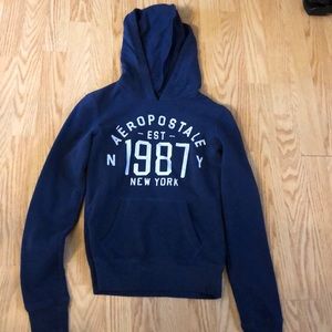 Navy blue Aeropostale hoodie